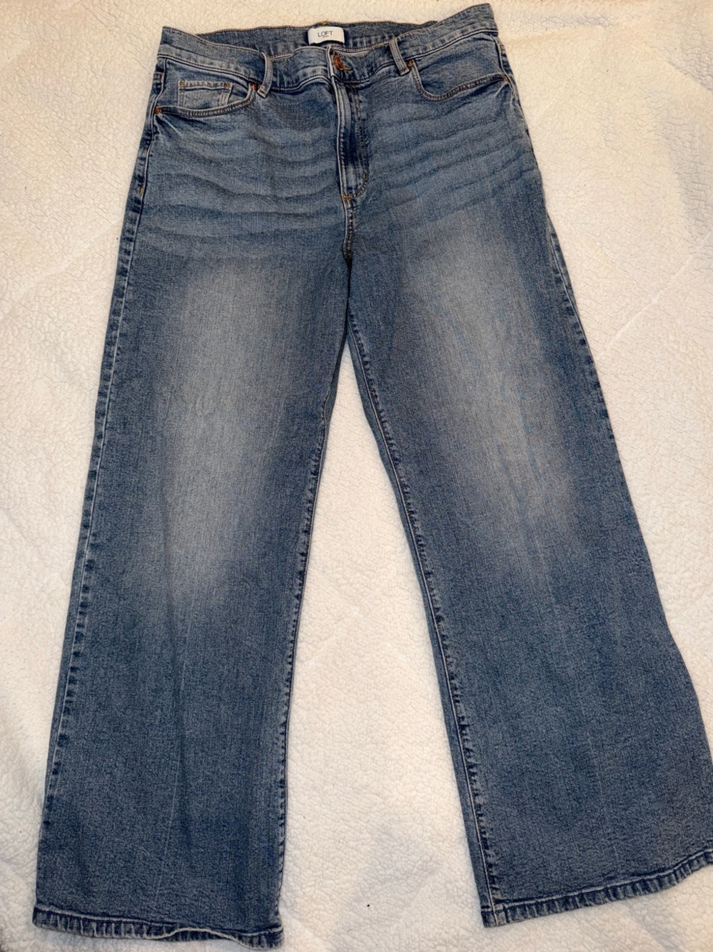 LOFT Women's Flare Jeans in Medium Blue Wash